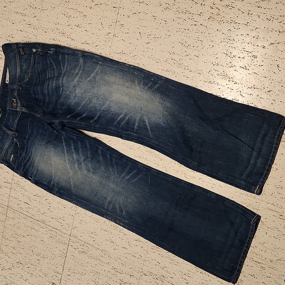 G-Star Raw Dark Blue Wash Ford Loose Fo Womens Straight Leg Baggy Jeans NWT - Picture 2 of 15